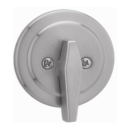 Weslock Turn Only Deadbolt Adjustable Latch and Deadbolt Strike Satin Nickel 00267---NFR20